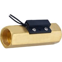 Brass Flow Switch Flow Meter Flowmeter 1.5‑3L/min G1/4 G1/2 Low Flow Water Normally Open Magnetic Spring Sensor Industrial