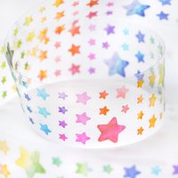 50mm*2m Watercolor Love Circle PET Tapes DIY Scrapbooking Decor Photo Album Collage Junk Journal Materials Aesthetics Stickers