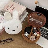 Miffys Makeup Case New Girls Kawaii Rabbit Cosmetic Bag Women Travel Organizer Make Up Pouch Large Capacity Handbags Kids Gift