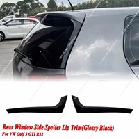 Rear Window Side Splitter for VW Golf MK5 GTI R32 R TDI TSI MPI 2004-2009 Rear Trunk Boot Side Spoiler Canard Lip Wing Bodykit
