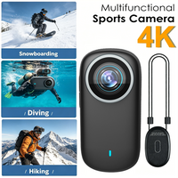 Portable 4K Wireless Thumb Action Camera Waterproof Dustproof Wide Angle Pocket Camcorder for Riding Outdoor Sports Recording