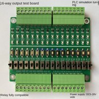 16 Input/output Test Board PLC Debugging Simulation Board Button Toggle Switch Learning Module