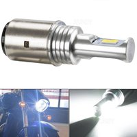 BA20D LED Motorcycle Headlight Bulb DC 12V S2 H6 LED Light Bulb Headlamp for Chinese Taotao Scooter Adult Kids Moped Bike Motor