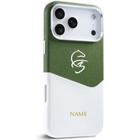 Personalise Initial letters Magsafe Cardholder Phone Case For lphone 14 12 13 15 16 17 Pro Max Luxury Leather PU Magnetic Covers
