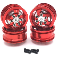 RC automotive metal wheels for WPL C14 C24 C34 C44 B14 B24 B16 B36 4WD RC upgrade accessories aluminum alloy wheels