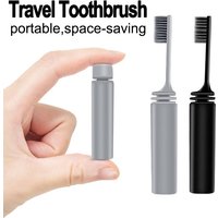 Travel Dental Brush Mini Outdoor Camping Folding Portable Disposable Travel Toothbrush Adults Teeth Brushes YAS08