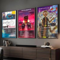 Rapper J-Juice W-WRLD Poster HD Art Sticky Wall Waterproof Home Living Room Bar Decoration