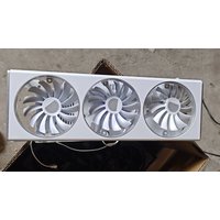 The Frame Shell Fans for XFX RX7900 7900XT Graphics Video Card with Backplate White