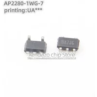 10pcs/lot AP2280-1WG-7 AP2280 Silk screen printing UA*** SOT23-5 package Original genuine Power transistor