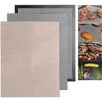 Barbecue MATS Barbecue Nets High-Temperature Resistant And Cut-Able Barbecue Pads Barbecue Nets Meat Slices Food-Grade Materials