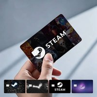 Steam Game Brand 4PCS!Trendy & Cool Business-Style Bank Card Sticker — Suitable for Debit Card Decoration