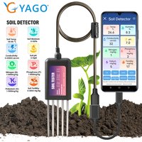 Smart Soil Tester NPK PH Meter 8 in 1 Soil Moisture Temperature Humidity Sensor for Garden iOS Android HarmonyOS
