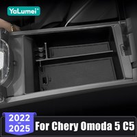 For Chery Omoda 5 C5 FX 2022 2023 2024 2025 Fuel / EV Car Center Console Organizer Armrest Box Storage Tray Interior Accessories