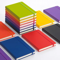 A5 PU Business Strap Notebook 160 page Student Stationery Notepad Hand Account Book Sub Hand Account Book