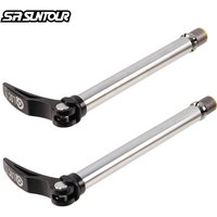 Mountain Bike Thru Axle 15x100mm 15x110mm SR SUNTOUR Front Fork Thru Axle Quick Release Lever Bike Front Fork Shaft Hub Axle