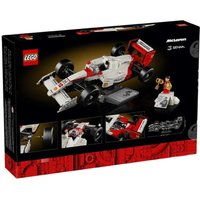 LEGO Icons McLaren MP4/4 & Ayrton Senna Minifigure Model Car Kit Buildable F1 McLaren Set for Adults, Ages 18+ Xmas Gift 10330