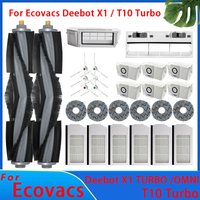 Für Ecovacs Deebot T10 OMNI X1 TURBO Staubsauger Roboter Filter Seite Pinsel Reinigung Tuch Ersatzteile Staub Box Zubehör