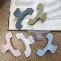 Frosted Transparent Book Clips Simple Fixed Page Holder Reading Tool Memo Clip Kawaii Desk Accessories Note Holder