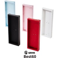 QRHK Mechanical Keyboard Case Tri-Mode Aluminium Top/Tray/Gasket Custom Hot-swap GH60 Magnetic Axis keyboard Shell PC Gamer Gift