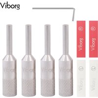 Viborg VB401 High quality Pure Red Copper Banana Connector Terminal Plug Male Jack connector 4MM for Speaker Wire Cable