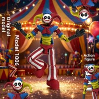 Bob's Game Time Moving Joints Collectible Toy Model Clown Figurine Display Piece 3D Printed Interactive Static Model Toy