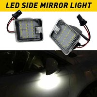 LED Puddle Light Under Side Mirror Light For Ford Focus MK3 MK2 Mondeo MKIV MKV Kuga C-Max Escape S-Max