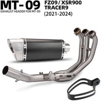 MT09SP Exhaust System For Yamaha MT09 FZ09 XSR900 2021-2024 Motorcycle Exhausts Pipe Kit Super Street Bike Manifold M11 Muffler