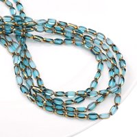 4*6mm Glass Cut Crystal Rice Beads (1mm Hole) for Handmade DIY Jewelry (Bracelets Necklaces Earring) Supplies 25/50pcs