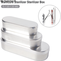 【Ua】Manicure Sterilizer Sterilizer Box Dental Nail Tool Tray Container Resistant High Temperature Sterilizer