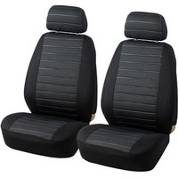 Universal Car Seat Covers Full Set Cloth Set for Most Sedans Vans SUVs Trucks Car Seat Protector Front and Rear Back Seat Covers