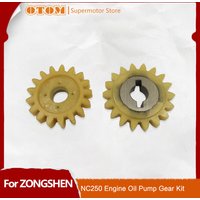 OTOM Motorcycle Oil Pump Bridge Teeth Gear Kit For ZONGSHEN NC250 250CC Motocross Engine Accessories Pit Dirt Bike Off-road Part