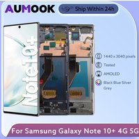 LCD Display For Samsung Galaxy Note 10 Plus Note 10+ 4G 5G N975F N975U N975W N975N N976F N976U N976B Touch Screen W/ Fingerprint