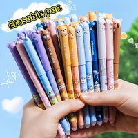 Cute Animal Gel Pen Erasable Pens Erase Blue Ink Animals Fine Point Pen for School Office Gift