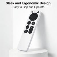 Premium Remote Control for Apple TV 4K/HD - Seamless Navigation Media Control Volume Adjustment Replacement Remote