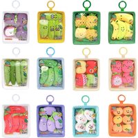 Kepelon Vegetable Fruit Plush Pendant Cute Keychain Bag Charm Eggplant Mangosteen Chili Apple Pineapple Backpack Earphone Decor