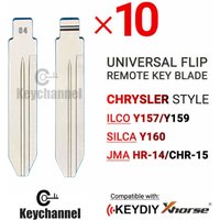 10PCS Universal KD Blade #04 KD Car Key Blank Flip Replacement Blade CY24 Car Key Blade For Jeep Dodge Chrysler Y157/Y159 Y160