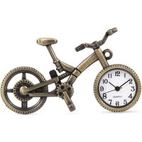 AliExpress wecin Vintage Bronze Steampunk Bicycle Shape Quartz Pocket Watch Keychain Clock Chain Men's and Women's Gifts
