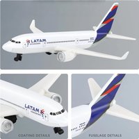 787 B787 Latam Airlines Airplanes Model Toy Aircraft Plane Alloy 16CM Scale Model Toys Plane Model with Stand for Child