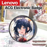 Lenovo Electronic Badge Pendant Image Video Ultra-Long Battery Life Bluetooth Transmission Anime Badge Bluetooth Connection