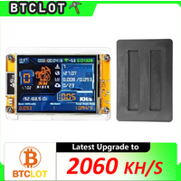 New! Stand Upgraded 2200KH/S Nerdminer+ 2×1100KH/S Slots Bitcoin Crypto Solo Lottery Miner 2.8" Smart Display Harshrate Nmminer