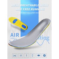 3Pairs Memory Foam Orthopedic Insoles for Feet Shoe Sole Pad Mesh Deodorant Breathable Sneakers Running Cushion for Men Women