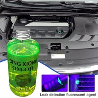 500ml Car AC Refrigerant Oil Universal A/C Fluorescent Leak Detection Dye Heavy-Duty Fluid Eco-Friendly Zero-Leak Solution