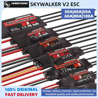 Hobbywing Skywalker V2 20A 30A 40A 50A 60A 80A 100A Brushless ESC BEC Speed Controller With Reverse Break For RC Fixed Wing
