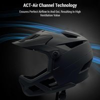 AliExpress LIXADA Full Face Mountain Bike Helmet for Men Women Road Bike Helmet Lightweight Adjustable Visor and Goggle Port 55-59CM