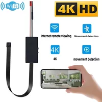 4K HD new mini WiFi camera, supports remote viewing, mobile detection, loop storage, home nanny style DIY wireless camera