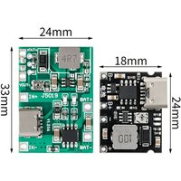 2pcs 3.7V liter 9V 5V multimeter modified 18650 lithium battery charge boost discharge integrated adjustable module 2A