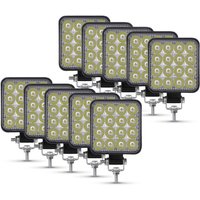 48W Car LED Bar Worklight MINI 16SMD Square Round Work Light 12V Auto Light for Jeep Truck 4X4 Car SUV ATV Barra LED Headlights