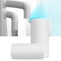 Air Conditioner Exhaust Hose PP Steel Wire Foldable Stretchable Counterclockwise Vent Hose CCW Thread 3 Meter