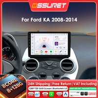 7862 8-Kern Android 14 Autoradio für Ford KA 2008 2009 - 2014 Multimedia-Player Carplay Android Auto Stereo GPS 360-Grad-Kamera Bildschirm