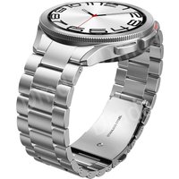 Original Metal Strap For Samsung Galaxy Watch 6 5 Pro 40 44mm Band Watch 6 4 Classic 47 43mm Curved end Stainless Steel Bracelet